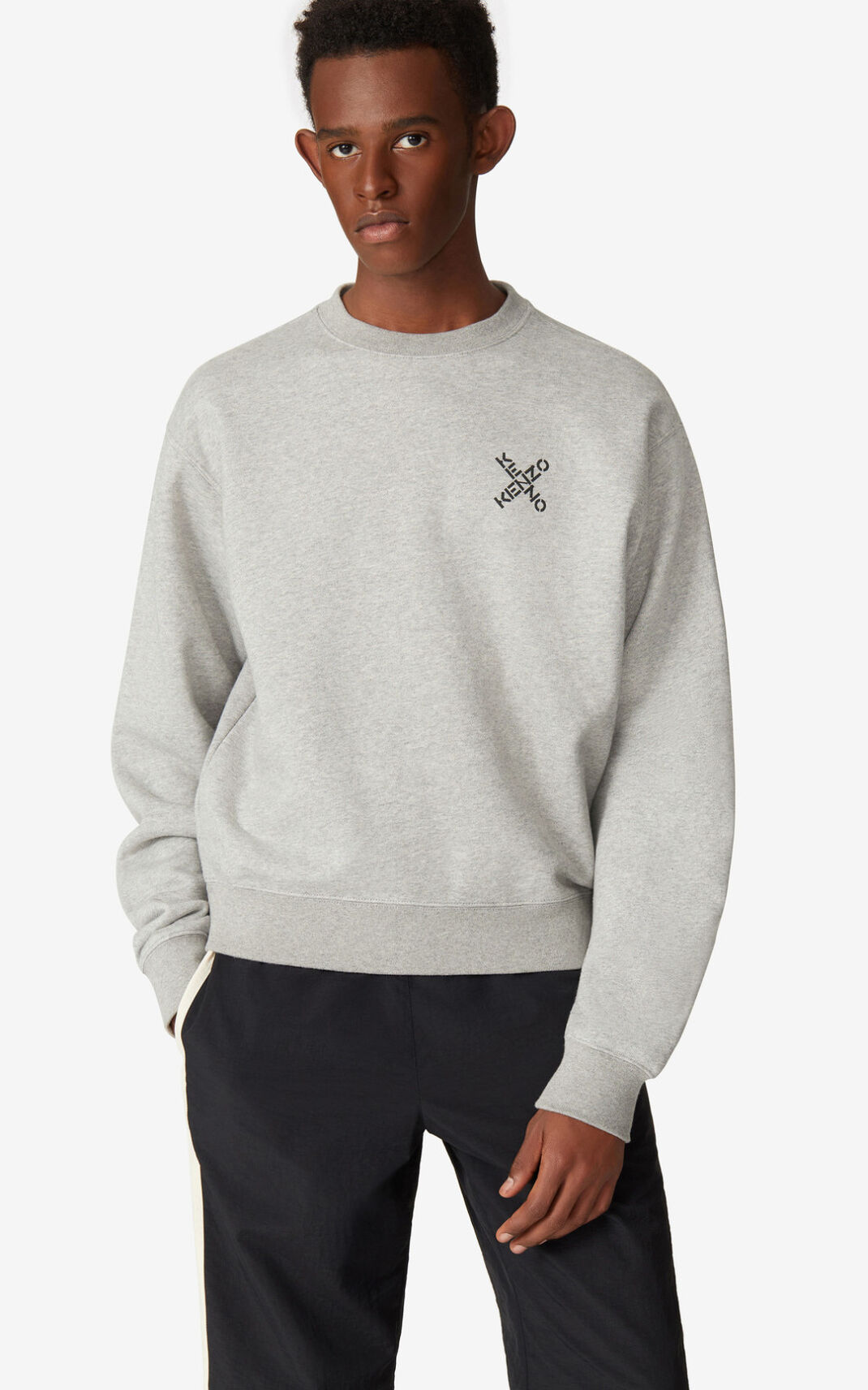 Kenzo Sport Little X Sweatshirt Herre - Grå DK-148234